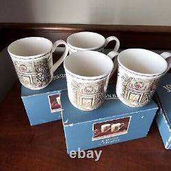 Johnson Bros Friendly Village Christmas Xmas 4 Plates 4 Mugs With Boxes