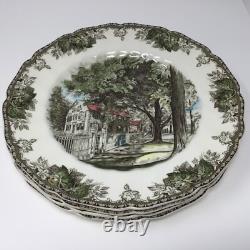 Johnson Bros Friendly Village Dinner Plates 4 Seasons England set /6