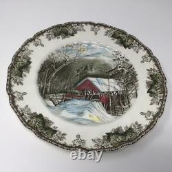Johnson Bros Friendly Village Dinner Plates 4 Seasons England set /6