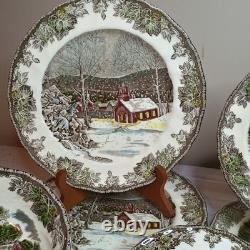 Johnson Bros Friendly Village Dinner Salad Plate Bowl 5 Place Settings (25 Pcs.)