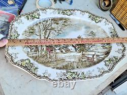 Johnson Bros Friendly Village Large 19.5 Turkey Platter England