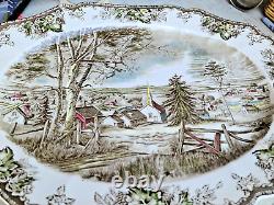 Johnson Bros Friendly Village Large 19.5 Turkey Platter England