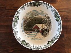 Johnson Bros Friendly Village Large Serving Punch Salad Bowl Vintage Excellent
