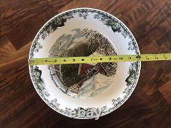 Johnson Bros Friendly Village Large Serving Punch Salad Bowl Vintage Excellent