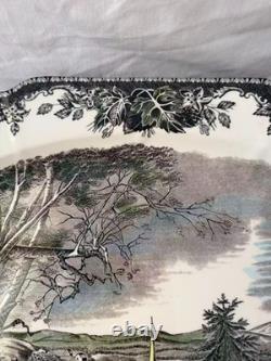 Johnson Bros Friendly Village Oval Platter 20 Village Green