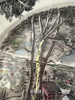 Johnson Bros Friendly Village Oval Platter 20 Village Green