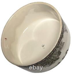 Johnson Bros Friendly Village ROUND COVERED BUTTER DISH and 8 BUTTER PAT PLATES