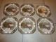 Johnson Bros Friendly Village Set Of 6 Christmas Square Salad Dessert Plates