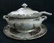 Johnson Bros Friendly Village Soup Tureen, Ladle & Round Platter Made In England