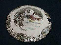 Johnson Bros Friendly Village Soup Tureen, Ladle & Round Platter Made in England