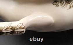 Johnson Bros Friendly Village Soup Tureen with Lid & Ladle 1 Damaged Handle