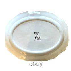 Johnson Bros Friendly Village Vintage Ironstone Oval Turkey Serving Platter-Mint