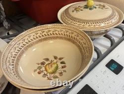 Johnson Bros Fruit Sampler Dinner Set Serveware Vintage England 65 Piece Lot Set