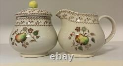 Johnson Bros Fruit Sampler Dinner Set Serveware Vintage England 65 Piece Lot Set