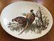 Johnson Bros. Game Birds Set Of (12) Pheasant Oval Dinner Plates, Pristine