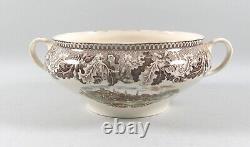 Johnson Bros. HISTORIC AMERICA BROWN/MULTICOLOR Tureen Bottom Only