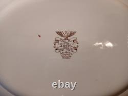 Johnson Bros. HISTORIC AMERICA THANKSGIVING Multicolor 19½ TURKEY PLATTER Nice