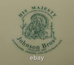 Johnson Bros HIS MAJESTY Creamer, Sugar Bowl with Lid + Underplate (3pc Set) NEW
