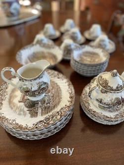 Johnson Bros Heritage Hall 4411 Ironstone, China Set, 45 Piece, SEE PHOTOS