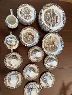 Johnson Bros Heritage Hall 4411 Ironstone, China Set, 45 Piece, SEE PHOTOS