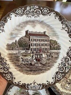 Johnson Bros Heritage Hall 4411 Ironstone, China Set, 45 Piece, SEE PHOTOS