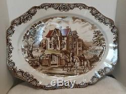 Johnson Bros. Heritage Hall Lg. Platter Victorian Gothic Country House 20