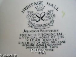 Johnson Bros Heritage Hallbrown Multicolor7 Coupe Soup Bowlnew Orleanseuc