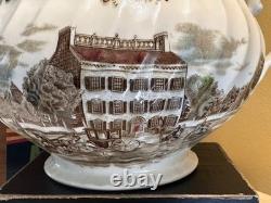 Johnson Bros Heritage House Ironstone Georgian Town Hse Soup Tureen
