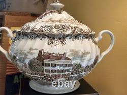 Johnson Bros Heritage House Ironstone Georgian Town Hse Soup Tureen