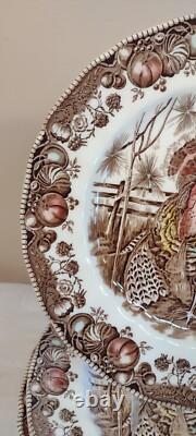 Johnson Bros. His Majesty 12 Dinner Plates 10.5
