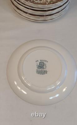 Johnson Bros. His Majesty 12 Dinner Plates 10.5