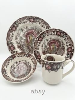Johnson Bros His Majesty Dinners, Salads, Cereal Bowls, & Mugs, Set of 16