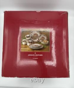 Johnson Bros His Majesty Dinners, Salads, Cereal Bowls, & Mugs, Set of 16