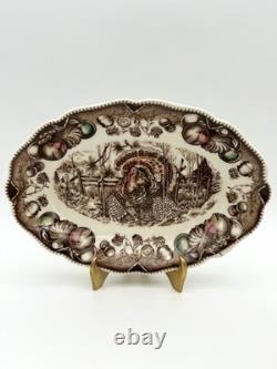 Johnson Bros His Majesty (England, Older) -Gravy Boat & Underplate/Relish, 8 1/8