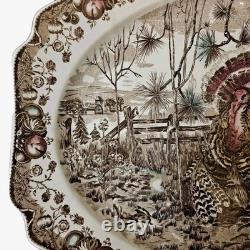 Johnson Bros His Majesty Large Serving Platter 20 Turkey England