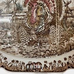 Johnson Bros His Majesty Large Serving Platter 20 Turkey England