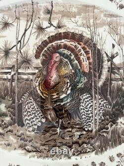 Johnson Bros His Majesty Thanksgiving Turkey Platter Made In England Large 20