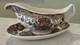 Johnson Bros His Majesty Turkey Gravy Boat Set With Underplate, England Ceramic