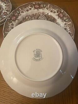 Johnson Bros His Majesty vintage dinner plates set of 4, Set Of 3 Dessert Plates