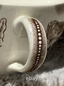 Johnson Bros Historic America Brown And Multi Colored Dinnerware Set