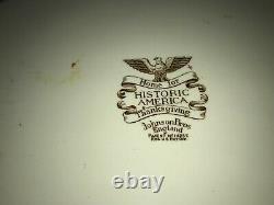 Johnson Bros Historic America Home For Thanksgiving 20 Oval Turkey Platter