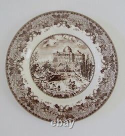 Johnson Bros. Historic America II Brown Capitol Building D. C. Dinner Plates 10