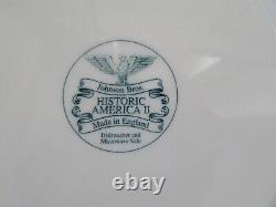 Johnson Bros. Historic America II Brown Capitol Building D. C. Dinner Plates 10