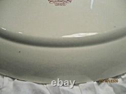 Johnson Bros Historic America Thanksgiving Turkey Platter 20 X 15-1/2