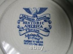 Johnson Bros Historical Chicago, N Y, Boston Soup Dinner Plates Oval Tray Pick