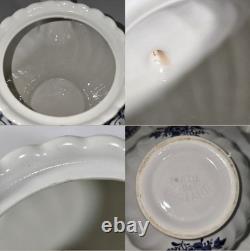 Johnson Bros Indie Blue Tea Coffee Pot Creamer Sugar Pitcher Porcelain Set