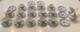 Johnson Bros Indies Blue England Ironstone Tea Cups Creamer Sugar Bowl 36 Pieces
