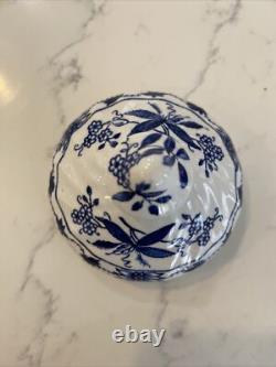 Johnson Bros Indies Blue England Ironstone Tea Cups Creamer Sugar Bowl 36 Pieces