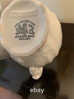 Johnson Bros Ironstone White Pitcher