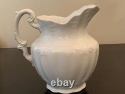 Johnson Bros Ironstone White Pitcher